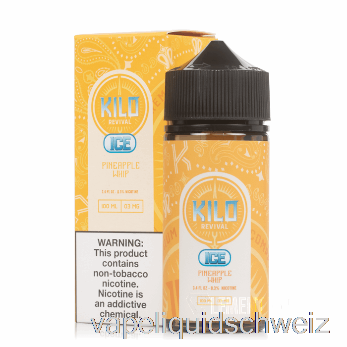 Ice Pineapple Whip – Kilo Revival – 100 Ml 0 Mg Vape Schweiz